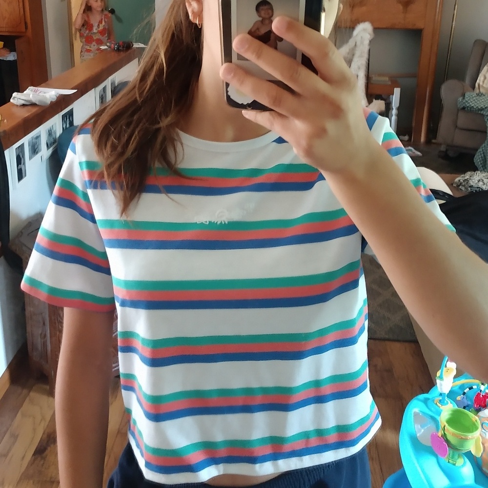 Vintage cropped tee